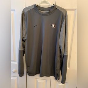 Nike DriFit University of Georgia Long Sleeve Sport Shirt